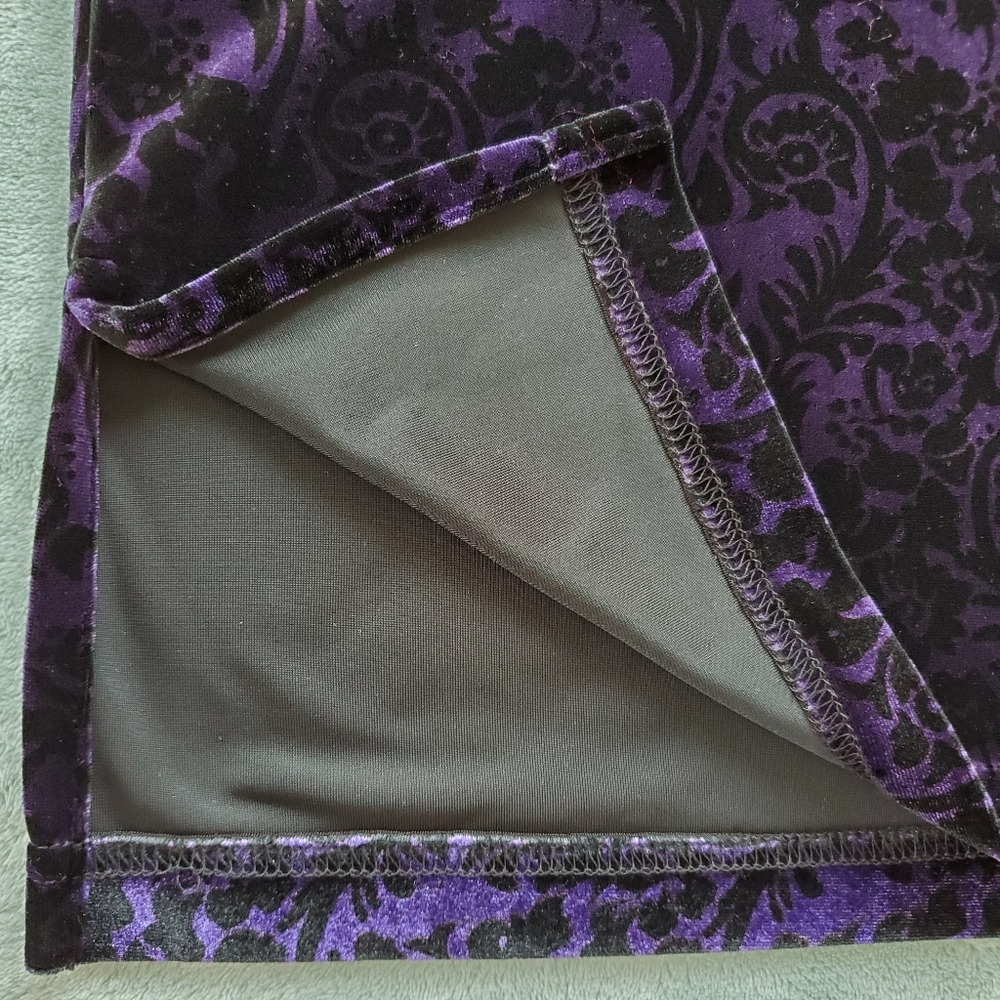 Vintage Euc Bechamel Patchwork Velvet Cardigan - image 6